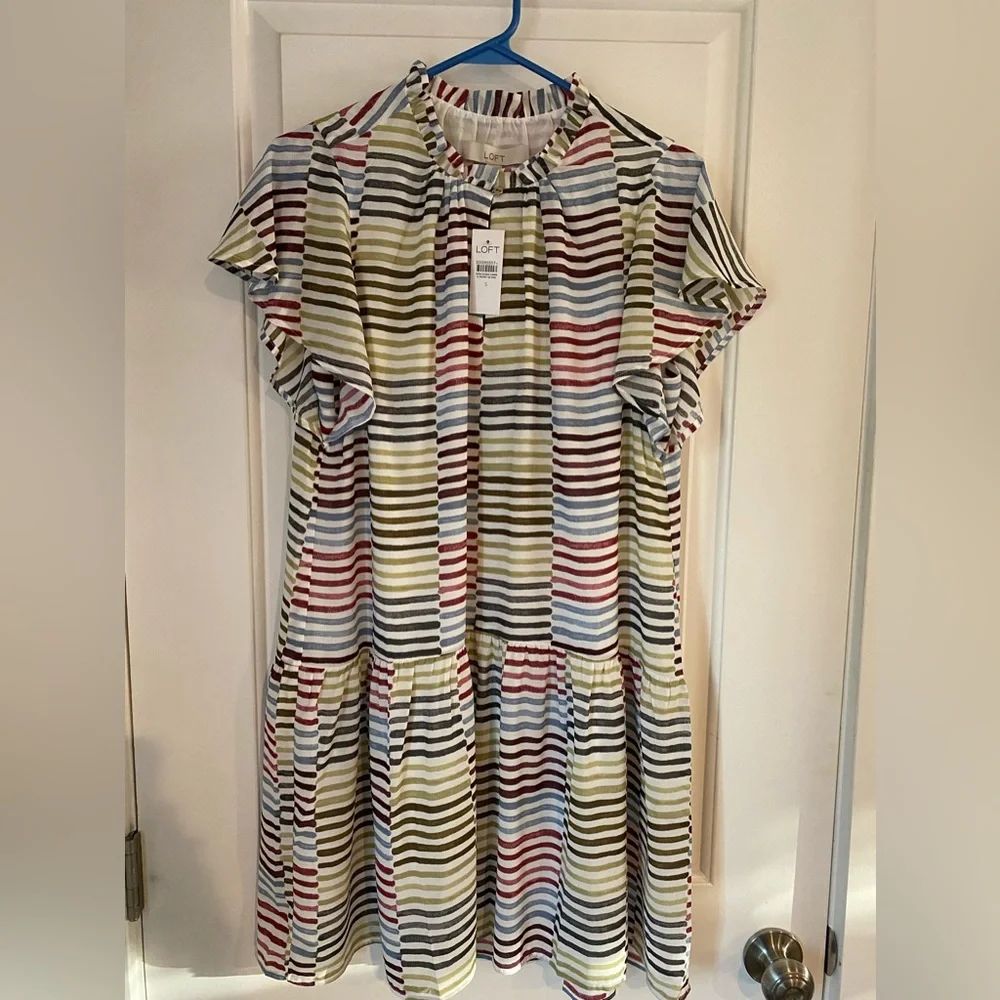 Loft Multi Color Dress - Picture 4 of 4